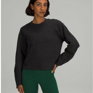 Lululemon Braided Black Crewneck